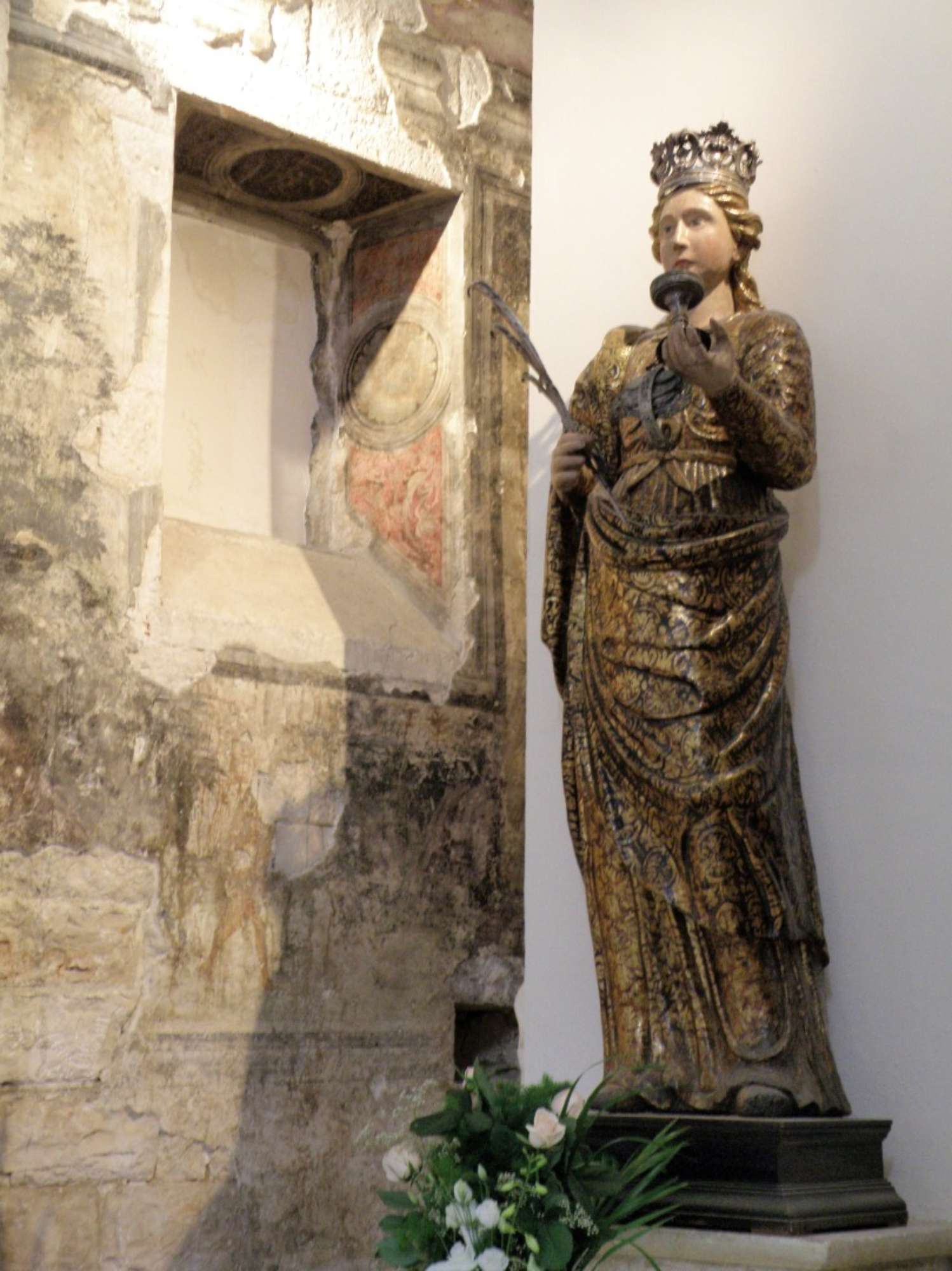 Scultura lignea di Santa Lucia